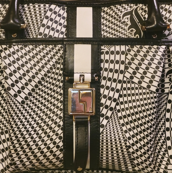 🚫SOLD🚫L.A.M.B. Gwen Stefani Samburu Hopewell Expandable Satchel Luxury - Picture 6 of 16